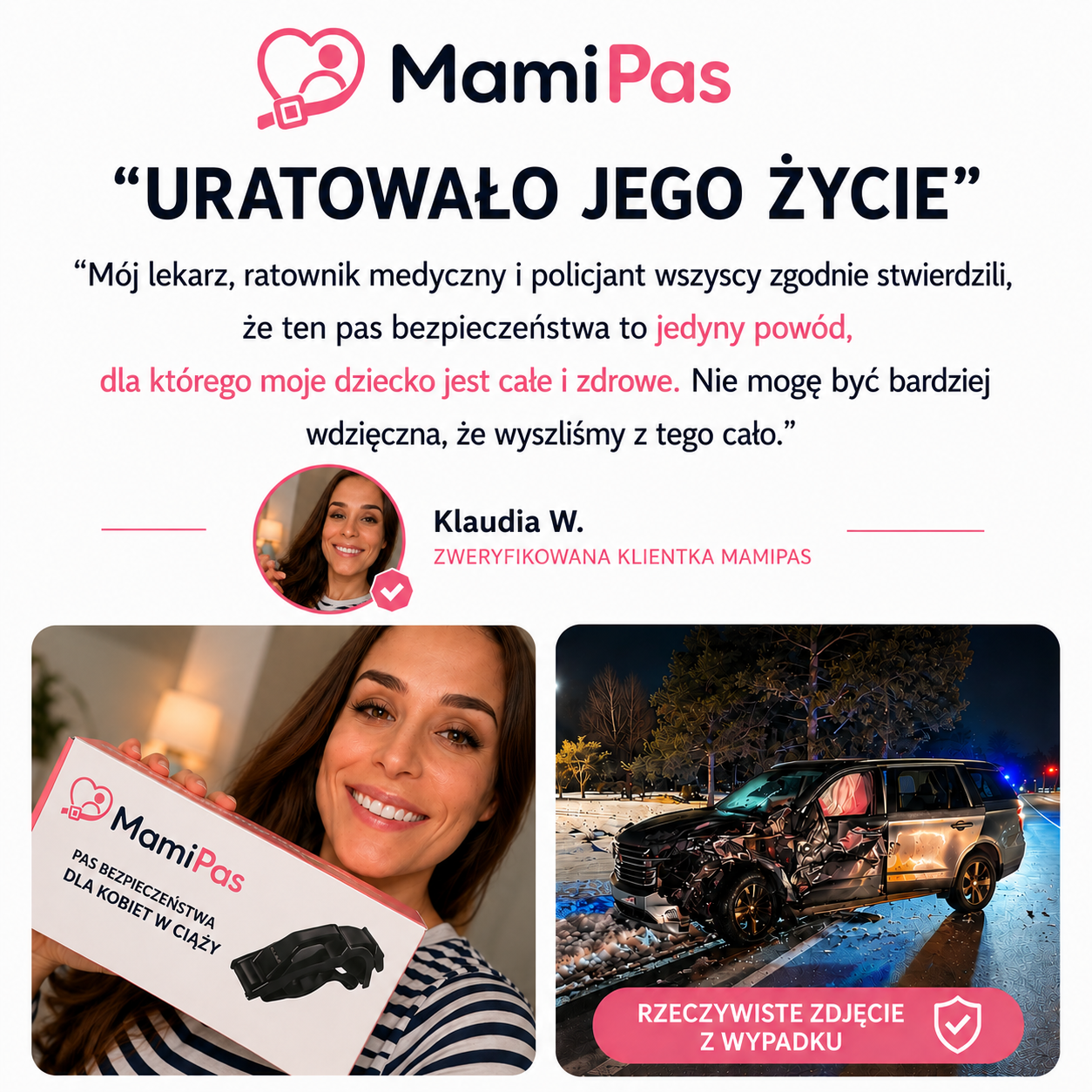 Pas bezpieczeństwa dla kobiet w ciąży